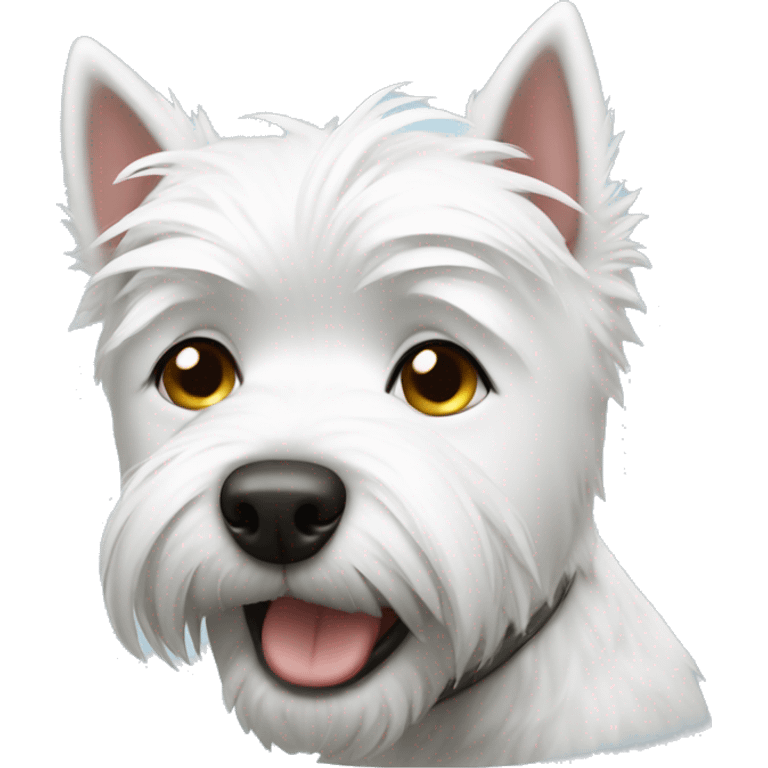 Crying Westie emoji