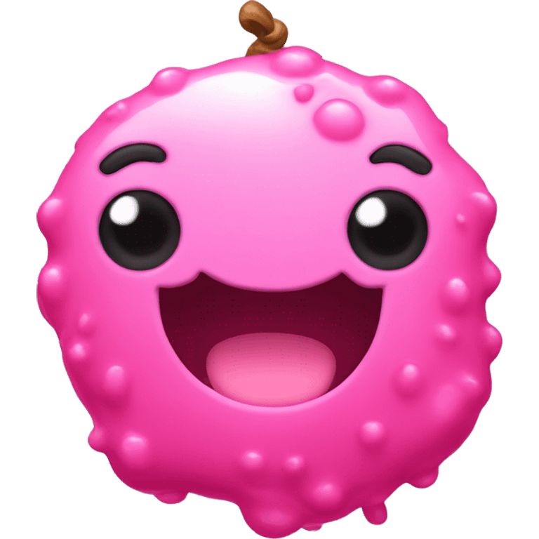 Pink charm slime emoji