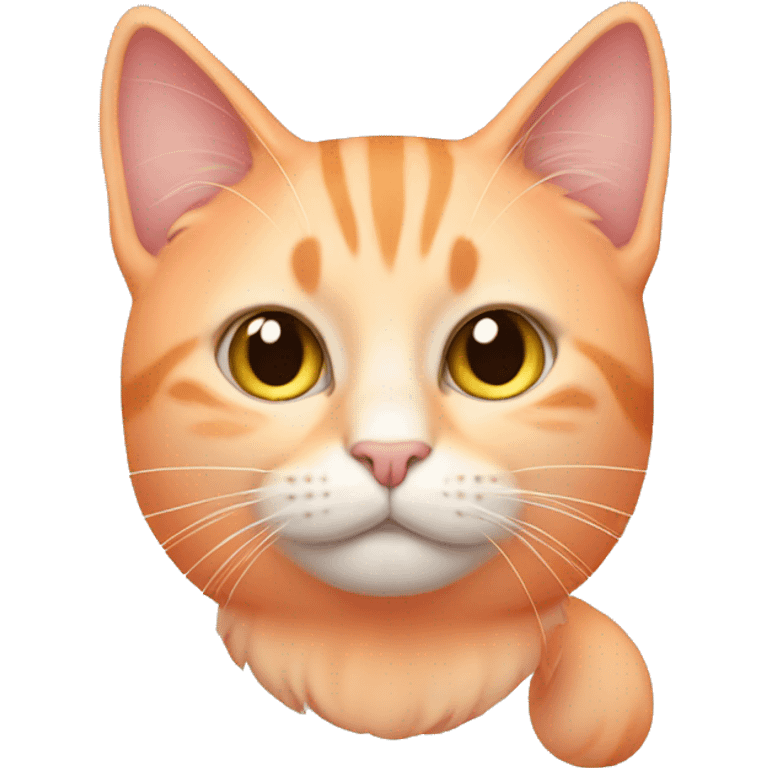 Peach cat emoji