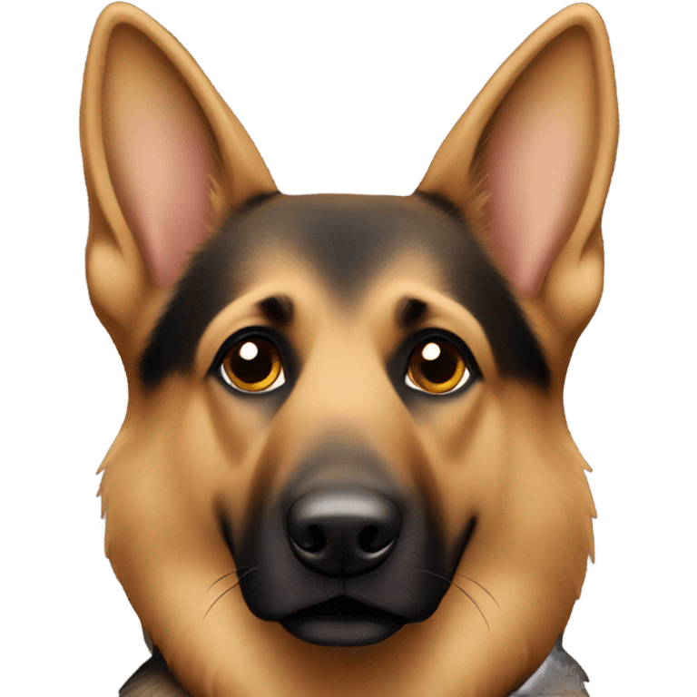 German Shepard all brown emoji