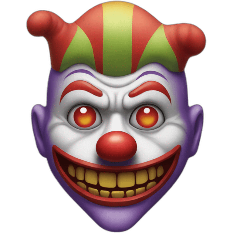 evil clown emoji