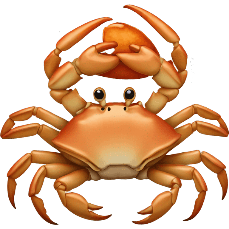 The lotus crab emoji