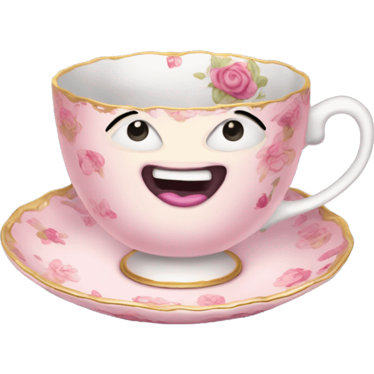 coquette teacup emoji