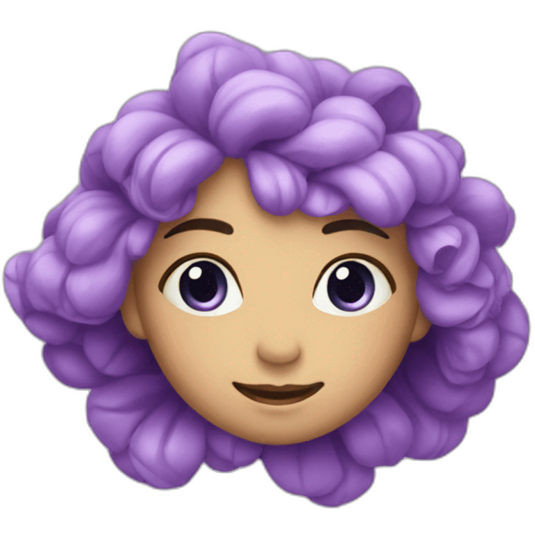 Lilas fleur emoji