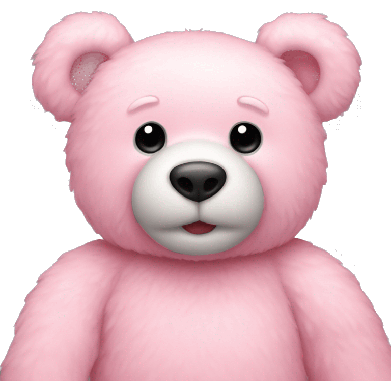 pastel pink teddy bear emoji