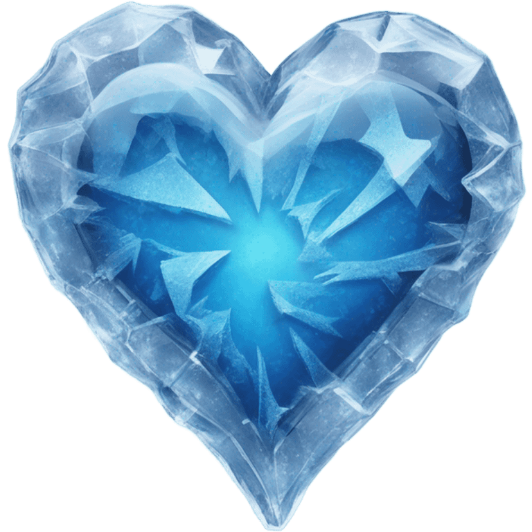 icey frozen heart emoji