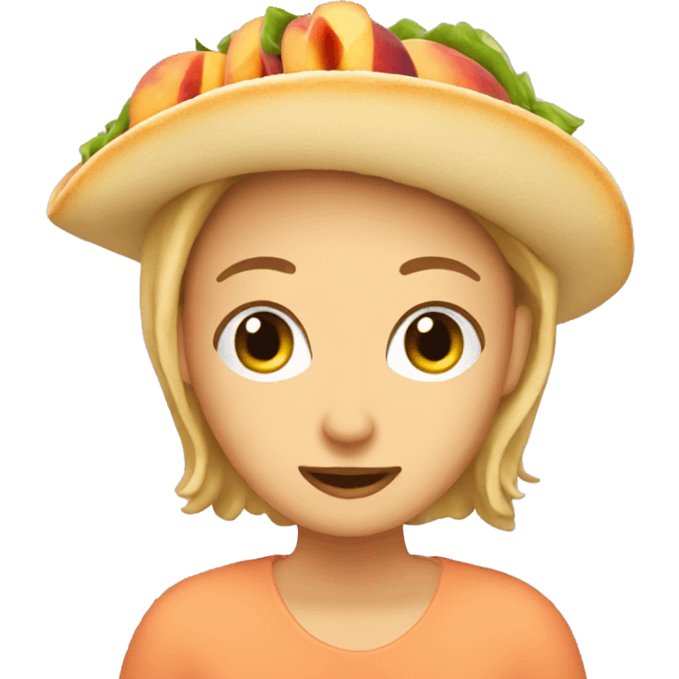 Peach tacos emoji