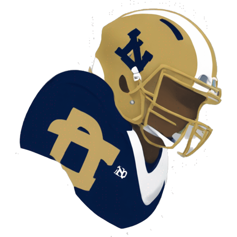 Notre dame football  emoji