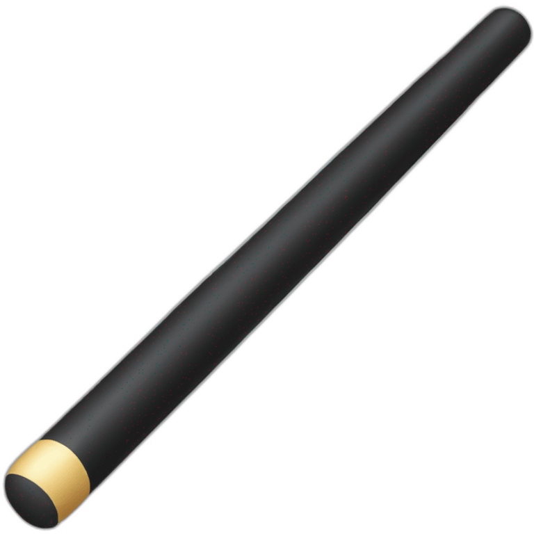 Black cue emoji