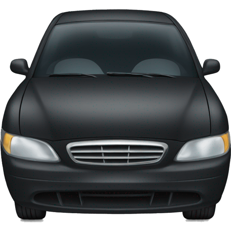 Blac car emoji