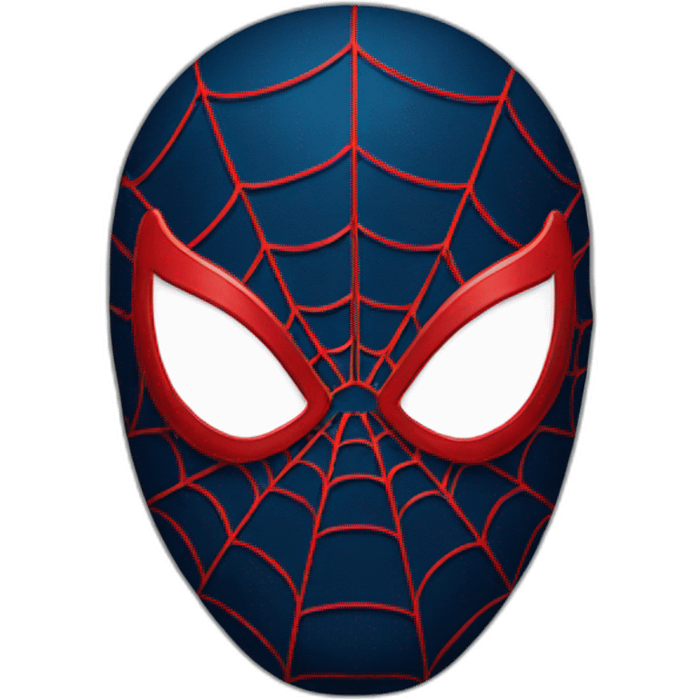 Spider-Man face mask emoji