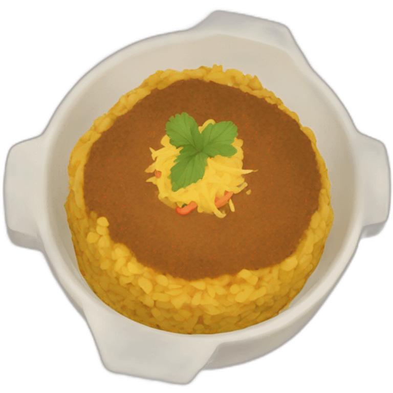 top down view of Mofongo emoji