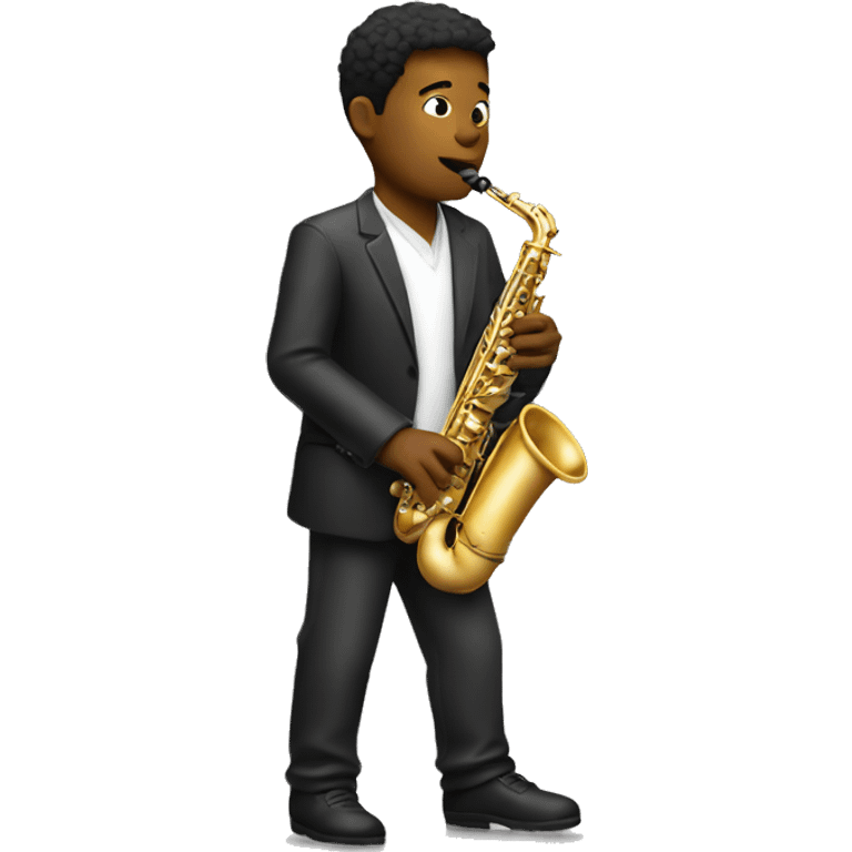 Person playing sax emoji