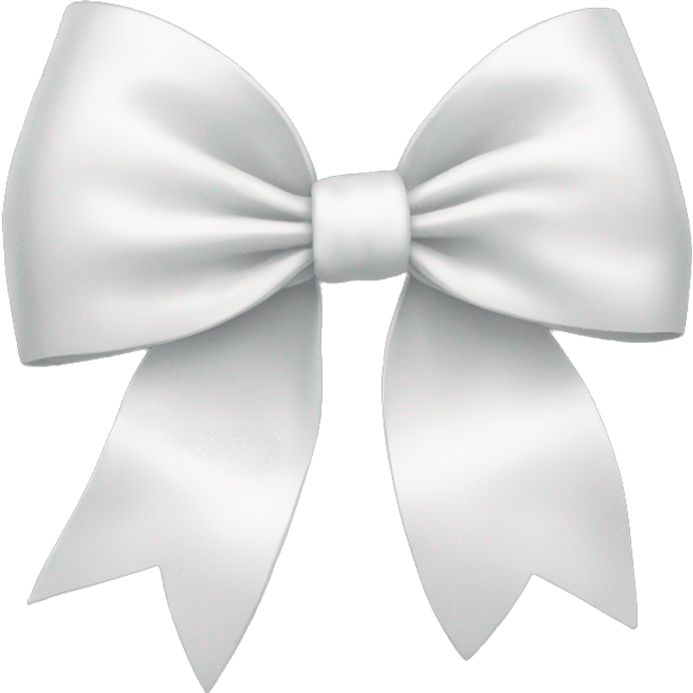 White bow emoji