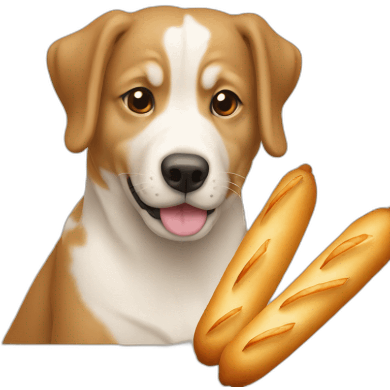 un chinois qui mange avec des baguettes un chien  emoji