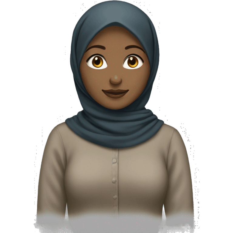 hijabi girl with white skin tone emoji