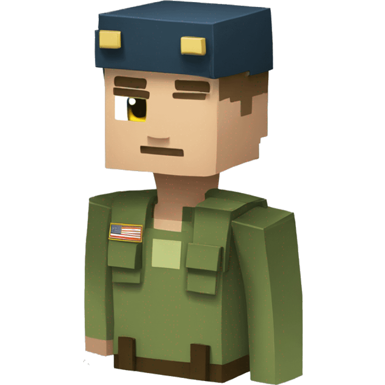 minecraft millitary emoji