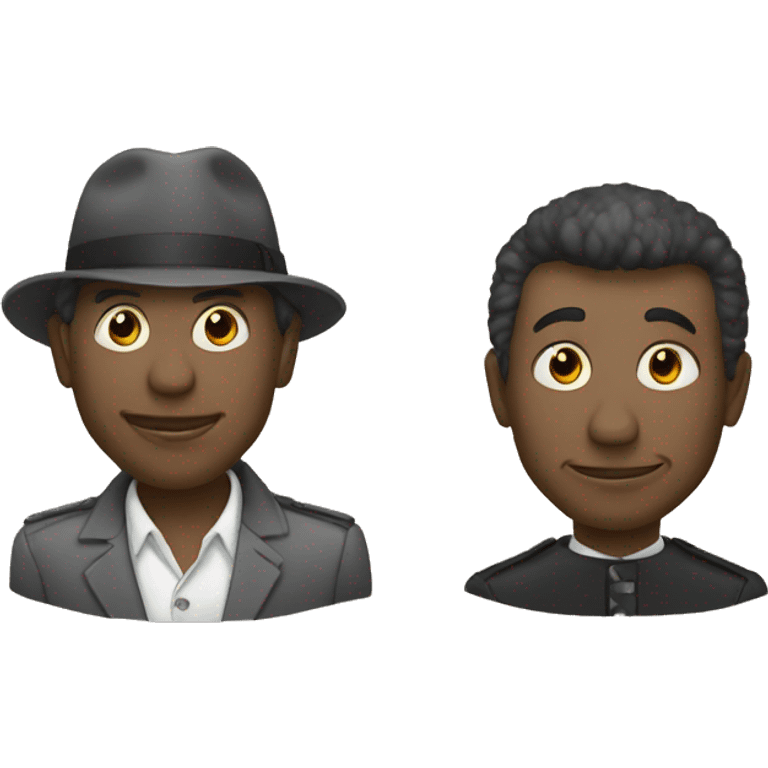 Emannuel Macrotte et Willy Wonkaka emoji