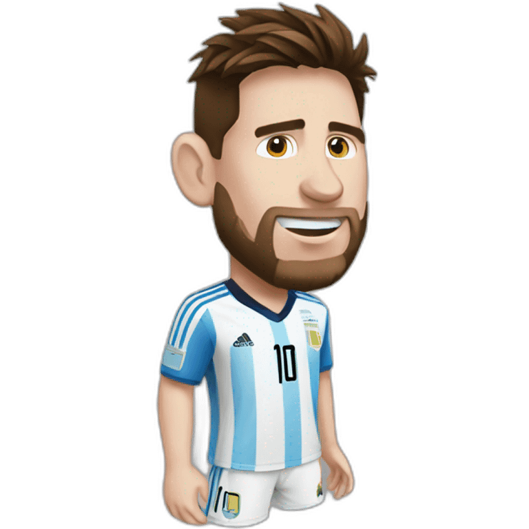 Messi world cup emoji