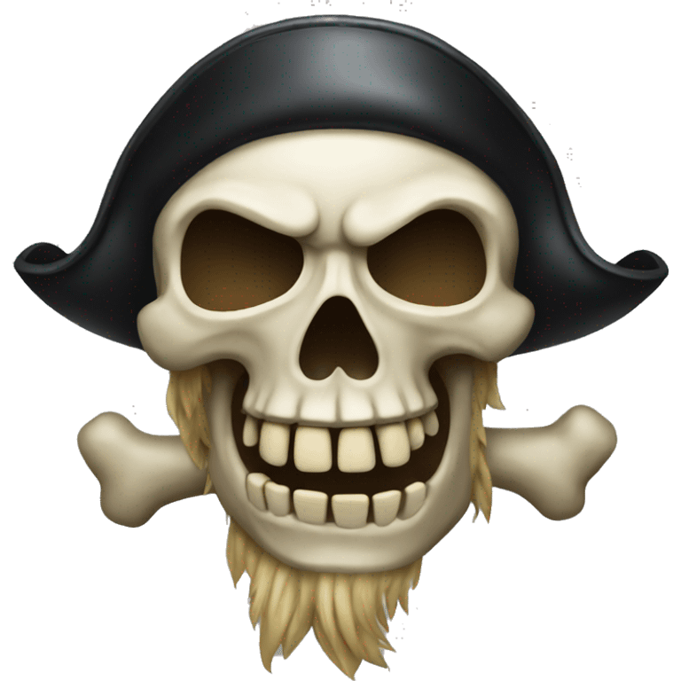 Pirate skull emoji