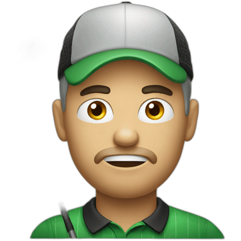 Bad golfer emoji