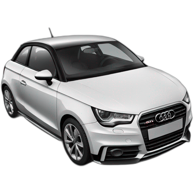 Audi A1 black emoji