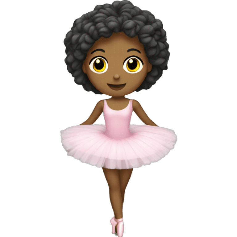 ballerina on a florest emoji