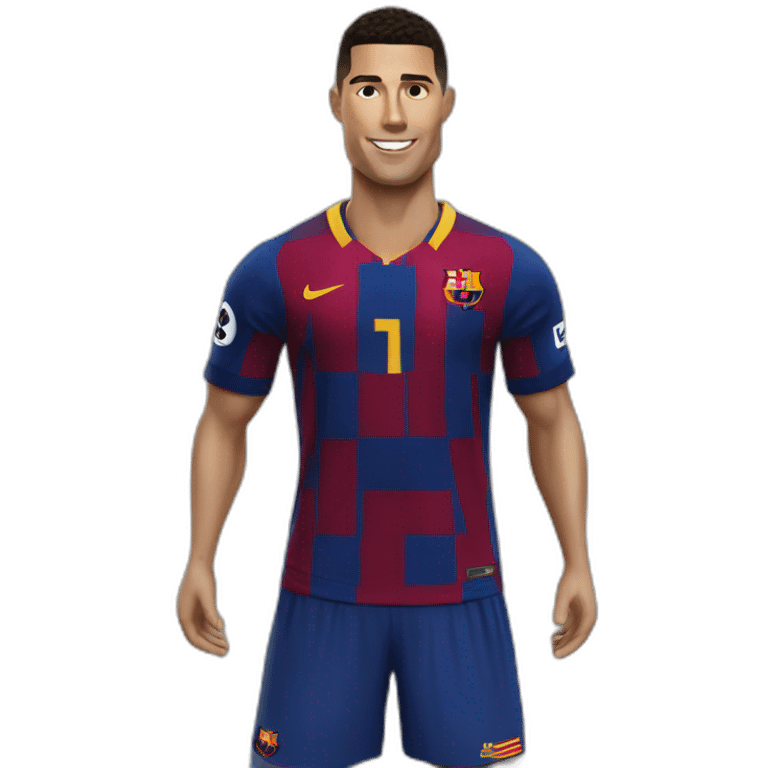 Ronaldo-wearing-barca emoji