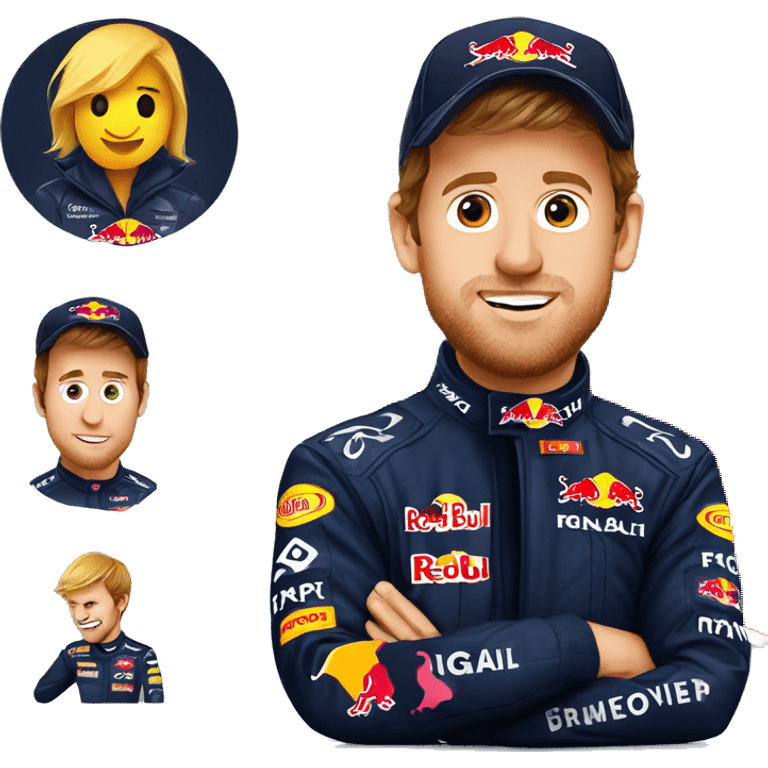 sebastian vettel red bull emoji