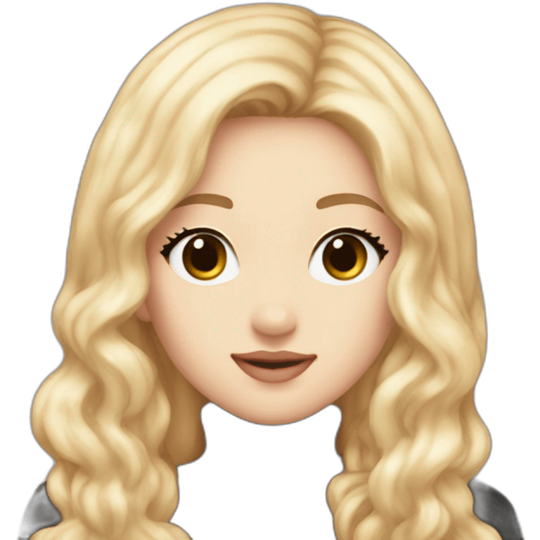 blackpink-rose-with-blonde-hair emoji