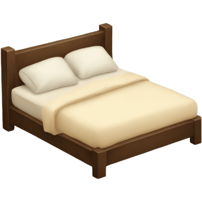 Cozy bed emoji