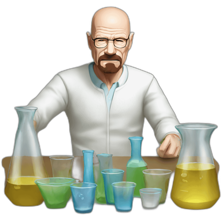 walter white making glass emoji