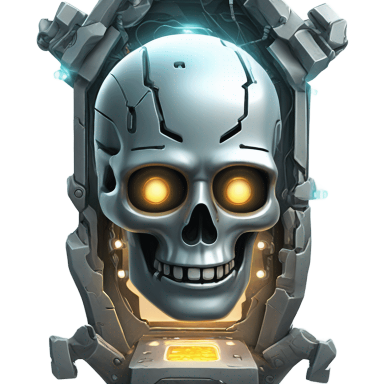 Cyborg grave emoji