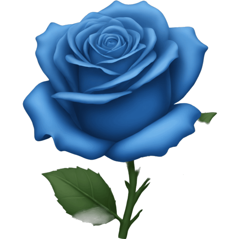 blue rose emoji