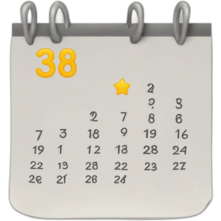 calendar showing 30th january 1986 emoji