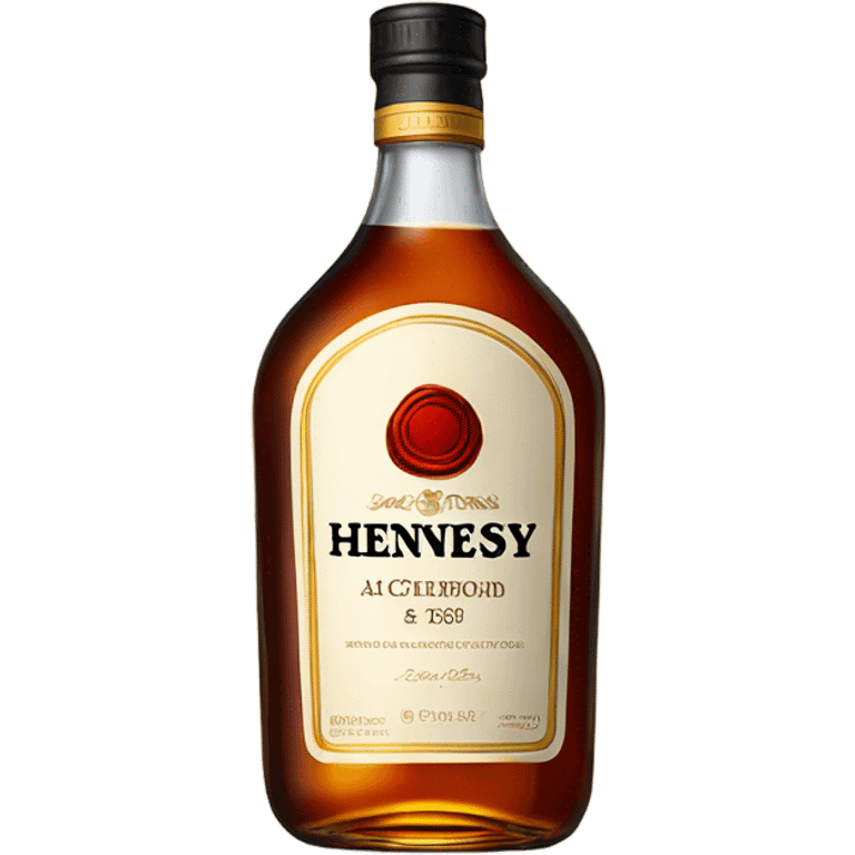 A bottle of Hennessy  emoji