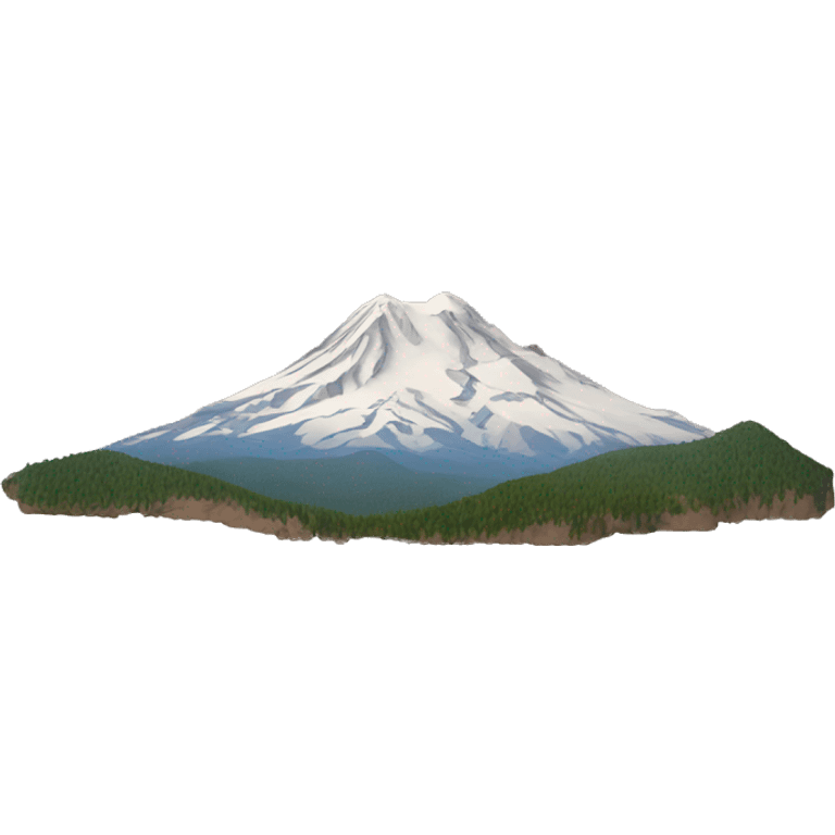 Mount Shasta emoji