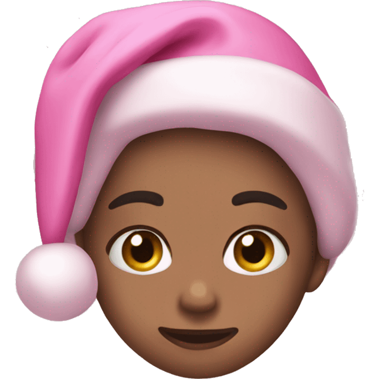 Pink Christmas aesthetic emoji