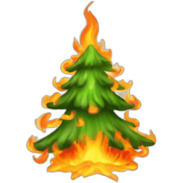 burning-christmas-tree emoji