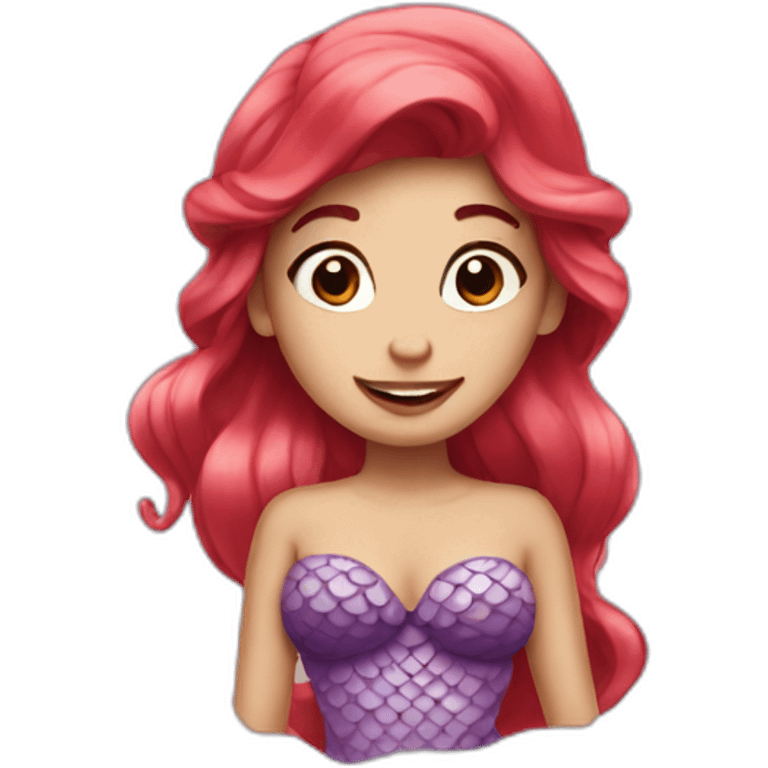 Little mermaid emoji