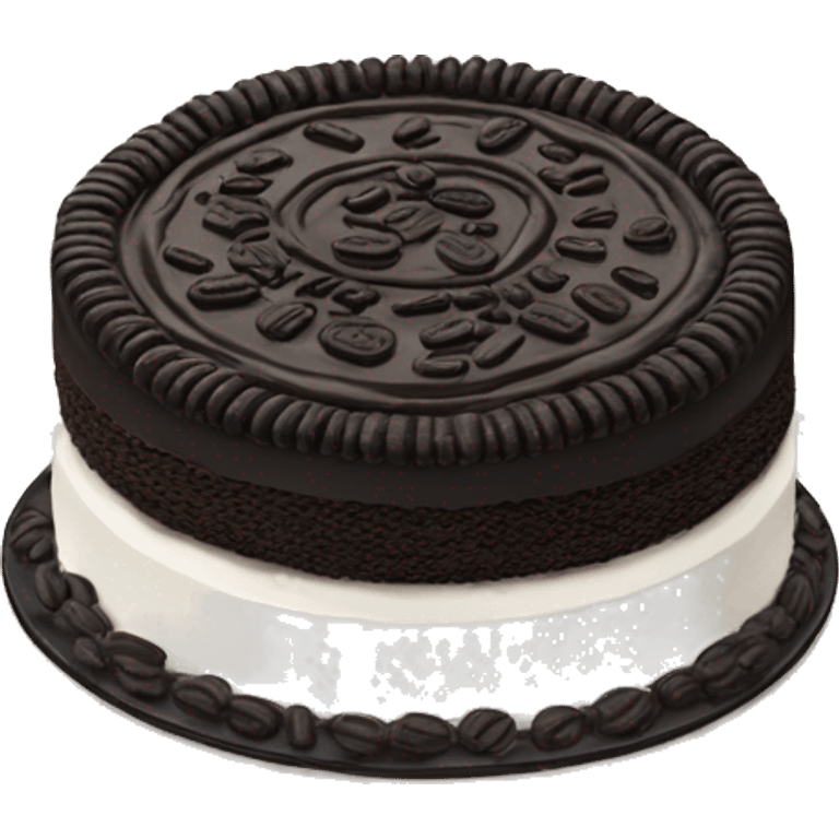 oreo cake emoji