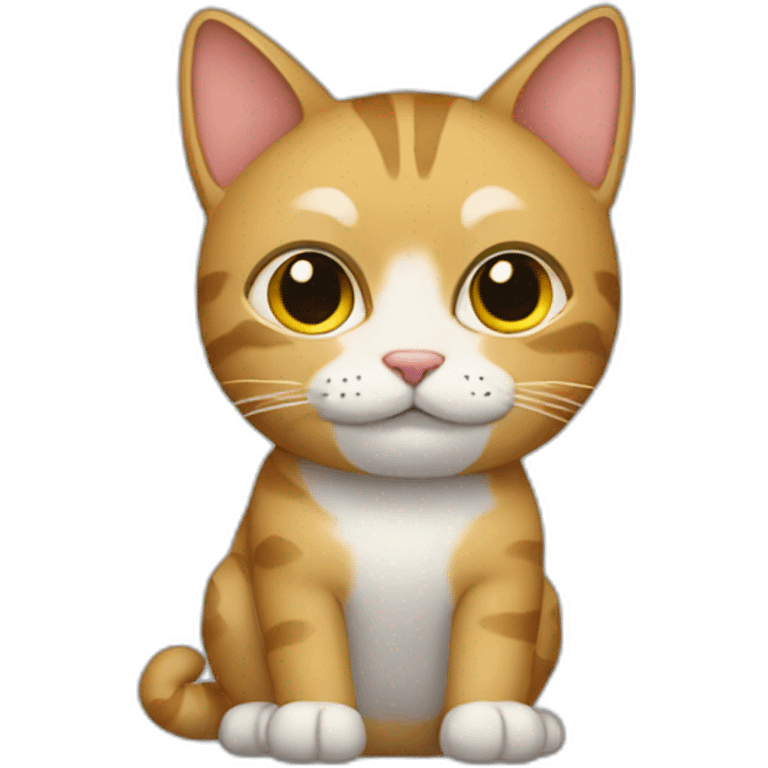 a cat coding emoji