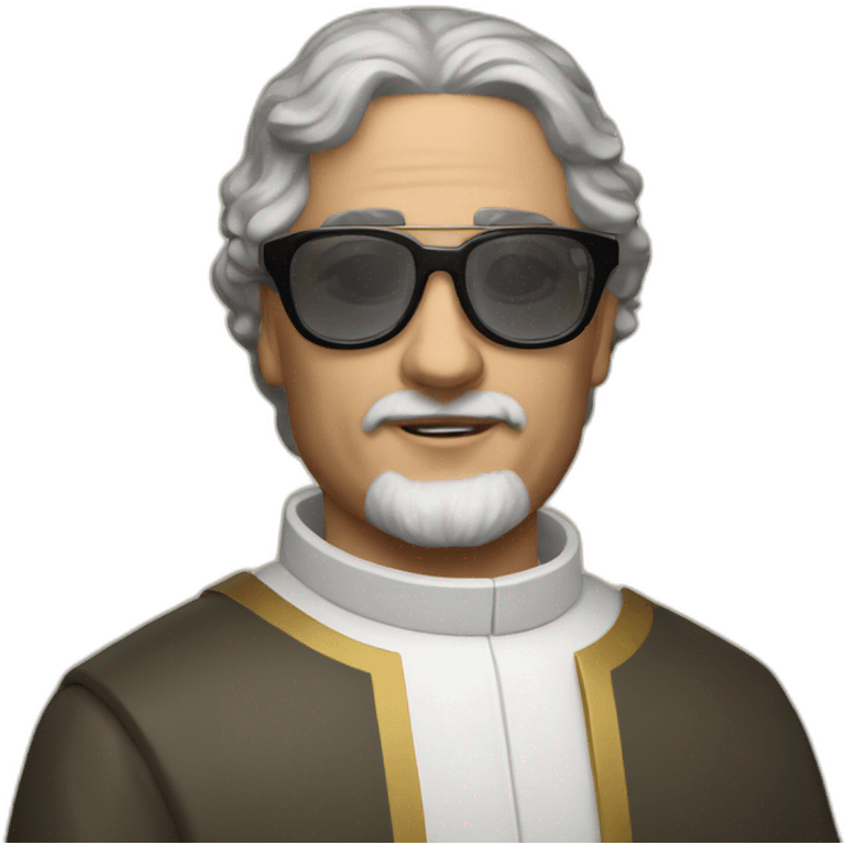 Deacon Saint John with cool glasses emoji