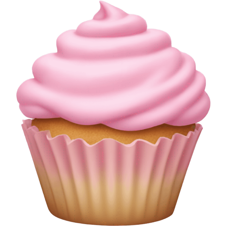 pastel pink cupcake emoji