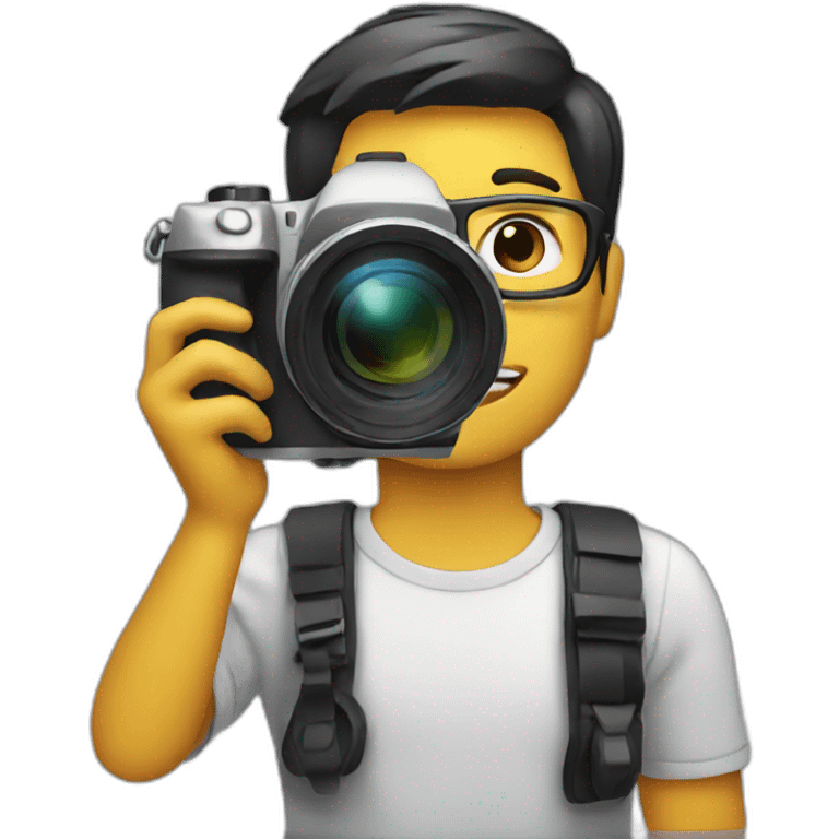 video editor with a camera emoji