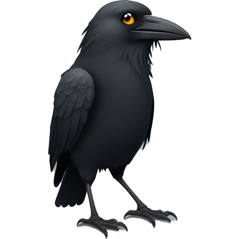 homeless crow emoji