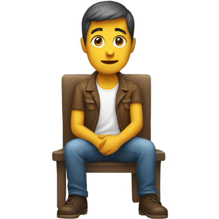 Person sitting emoji