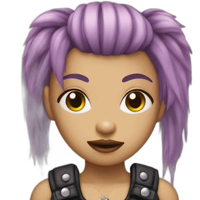 Punk girl emoji