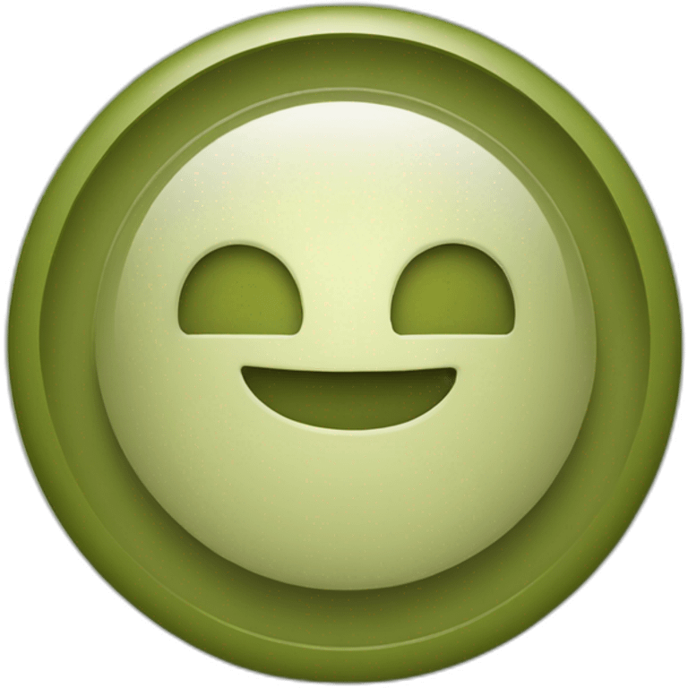 Check mark button olive color  emoji