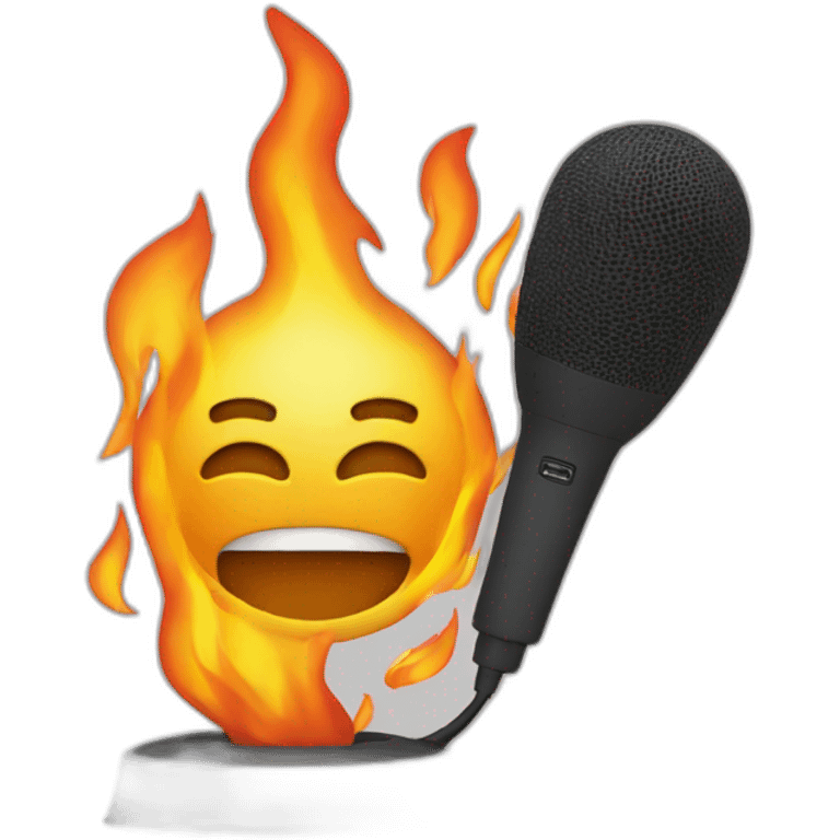 Speaker on fire emoji